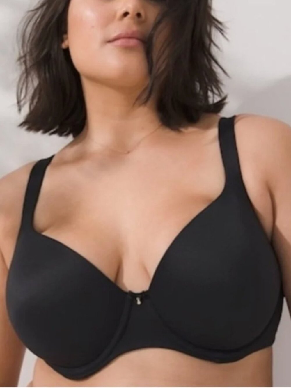 Soma Embraceable Full Coverage Bra Size 36DDD Black Light Padded Wire